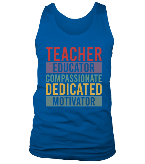 Teacher Educator Compassionate Tank Top Unisex