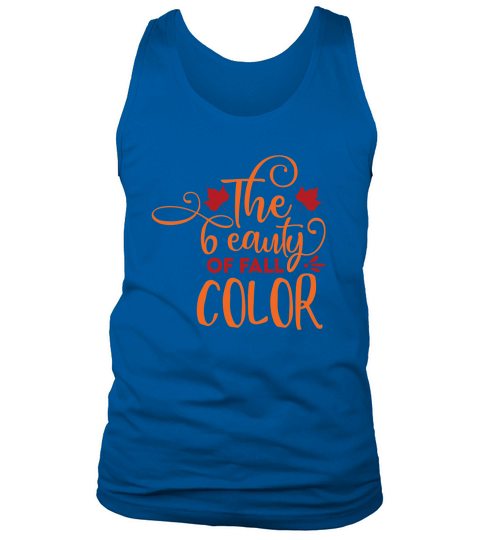 The beauty of fall color Tank Top Unisex