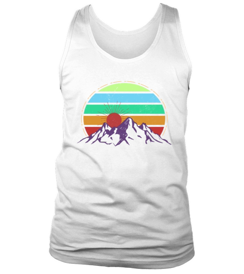 Vintage Mountains Sports Ski SnowboardNature Tank Top Unisex