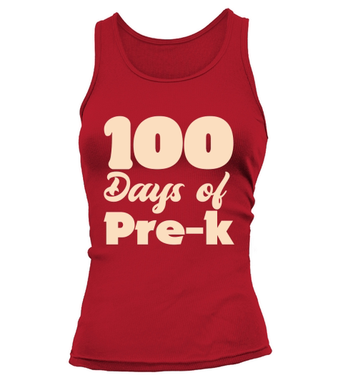 100 Days Of pre k Tank top Woman