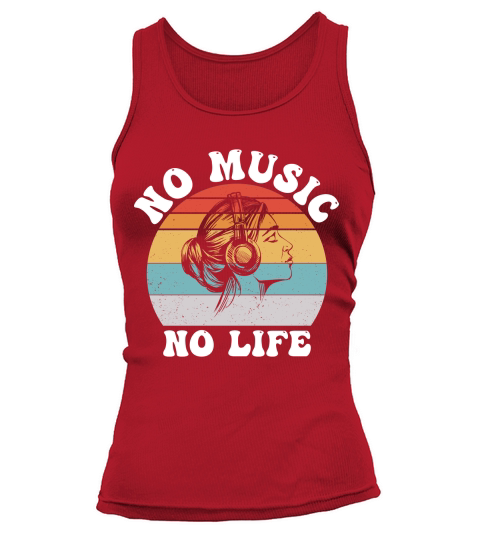 No Music No life Tank top Woman