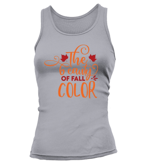The beauty of fall color Tank top Woman