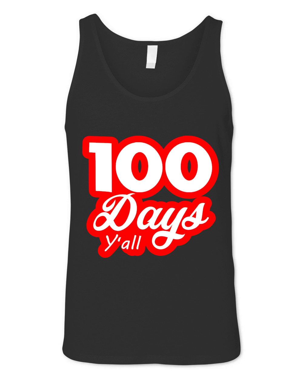 100 Days Yall Unisex Jersey Tank