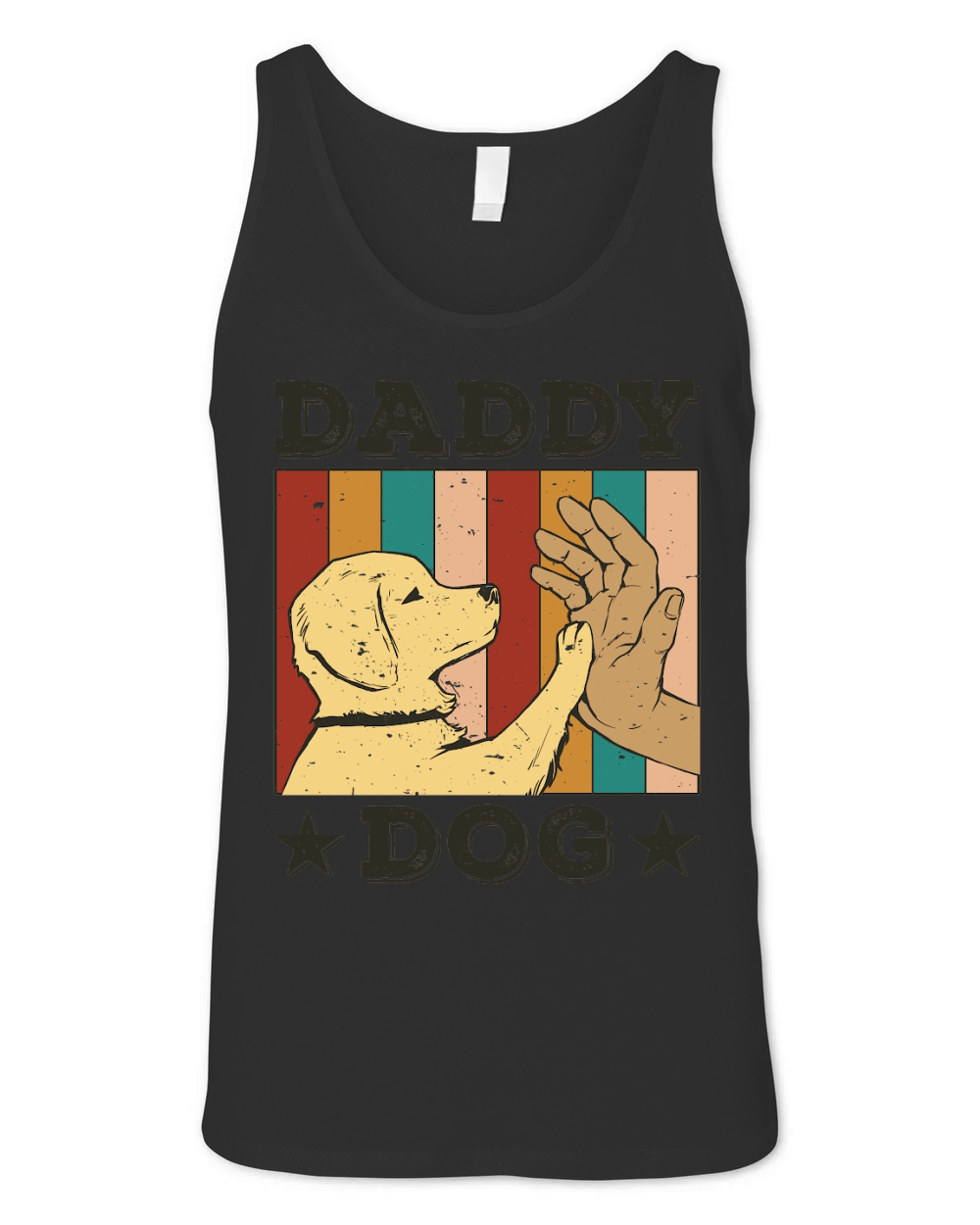 Father day Daddy Dog Unisex Jersey Tank