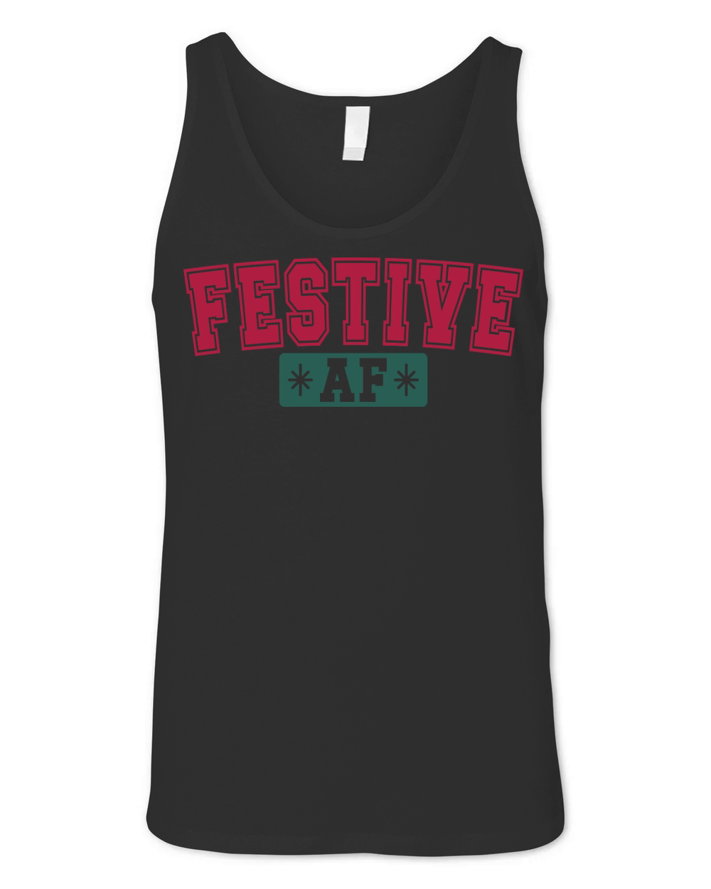 Festive Af Unisex Jersey Tank