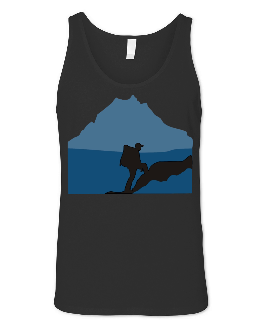 Hiking - Heartbeat Unisex Jersey Tank