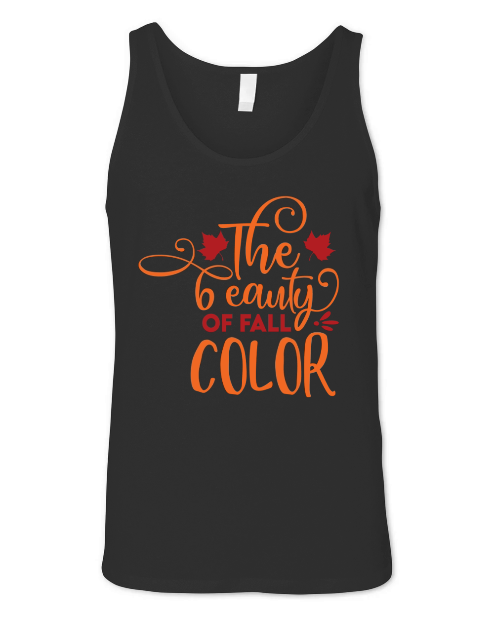 The beauty of fall color Unisex Jersey Tank