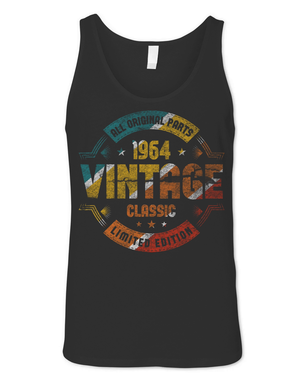 Vintage 1964 Classic Limited Edition Unisex Jersey Tank