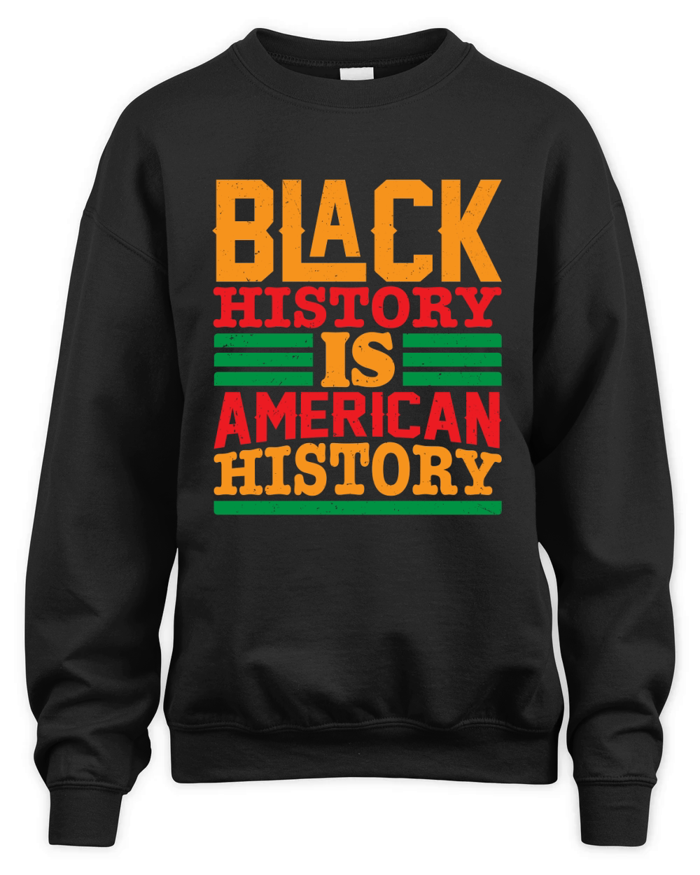 Black history is american history Unisex Premium Crewneck Sweatshirt