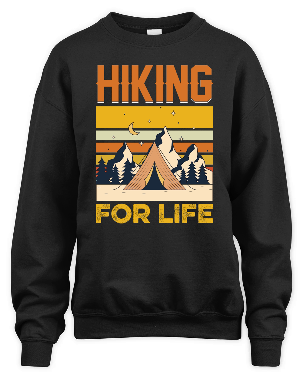 Excellent Hiking for Life Unisex Premium Crewneck Sweatshirt