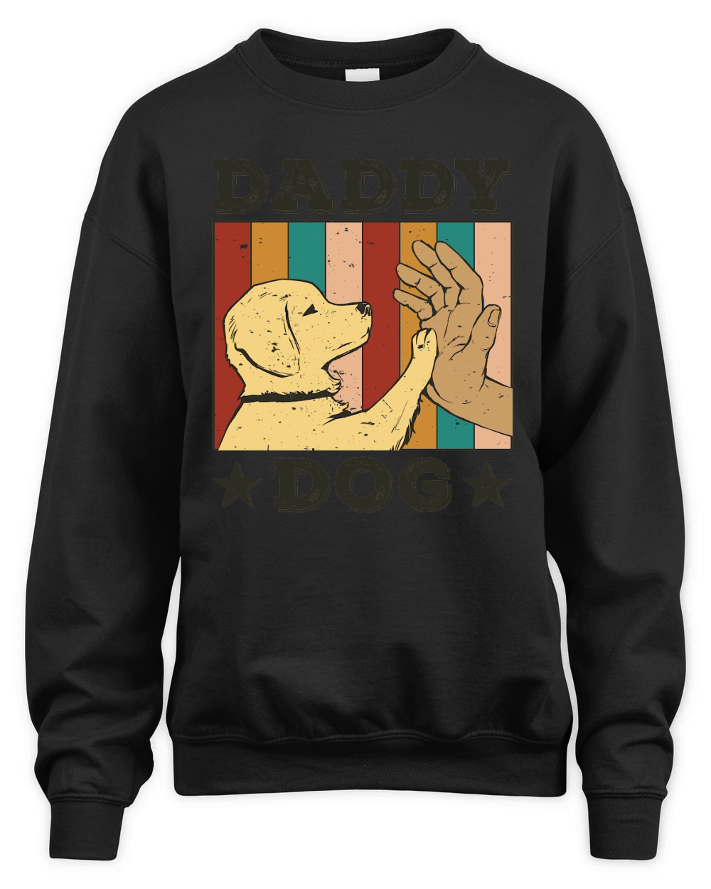 Father day Daddy Dog Unisex Premium Crewneck Sweatshirt