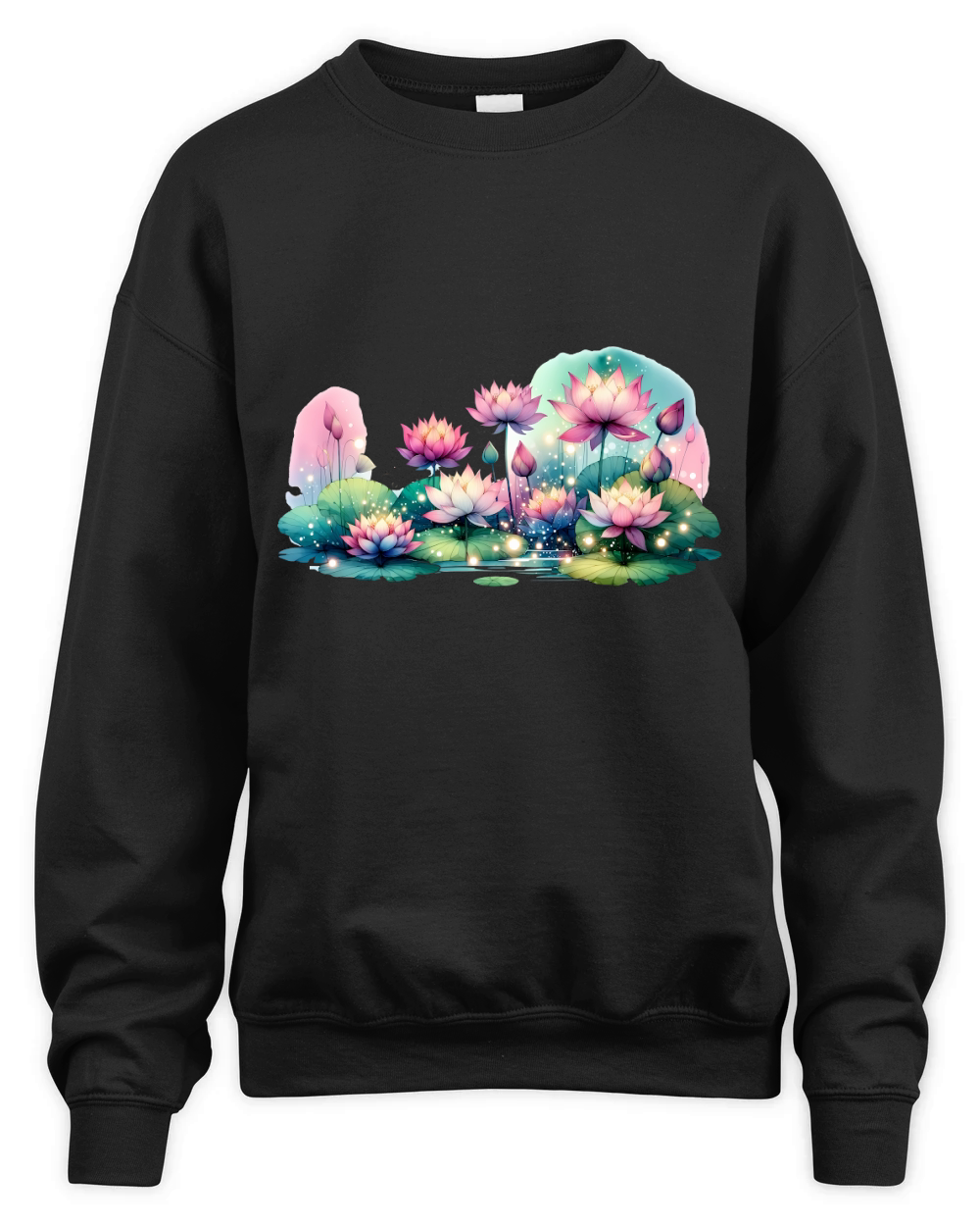 Lotus Garden Yoga Unisex Premium Crewneck Sweatshirt