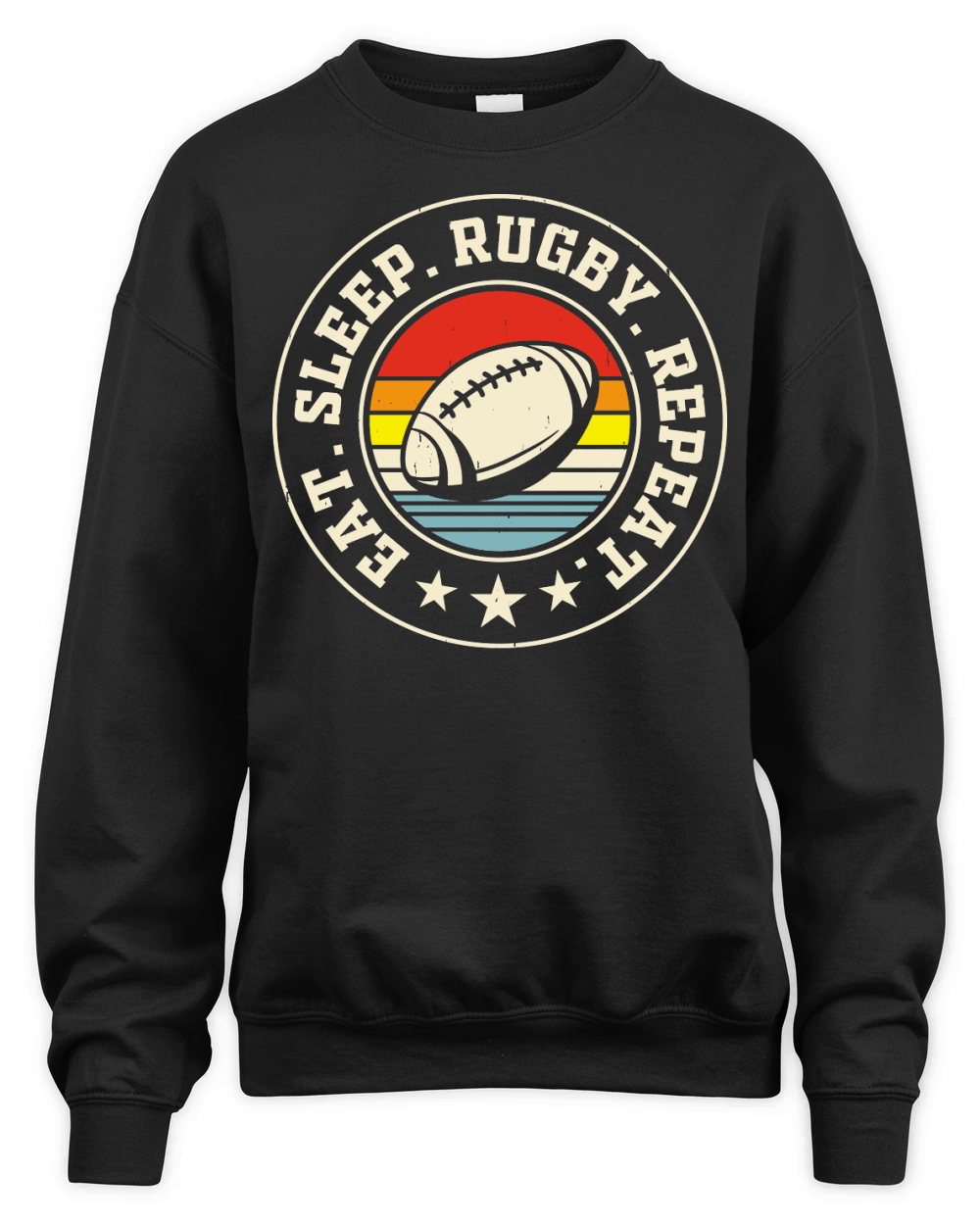 Vintage Rugby Player Unisex Premium Crewneck Sweatshirt