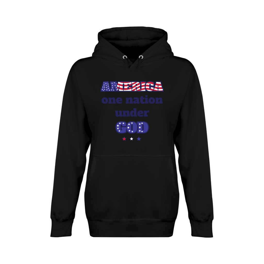 America One Nation Under God Unisex Premium Pullover Hoodie