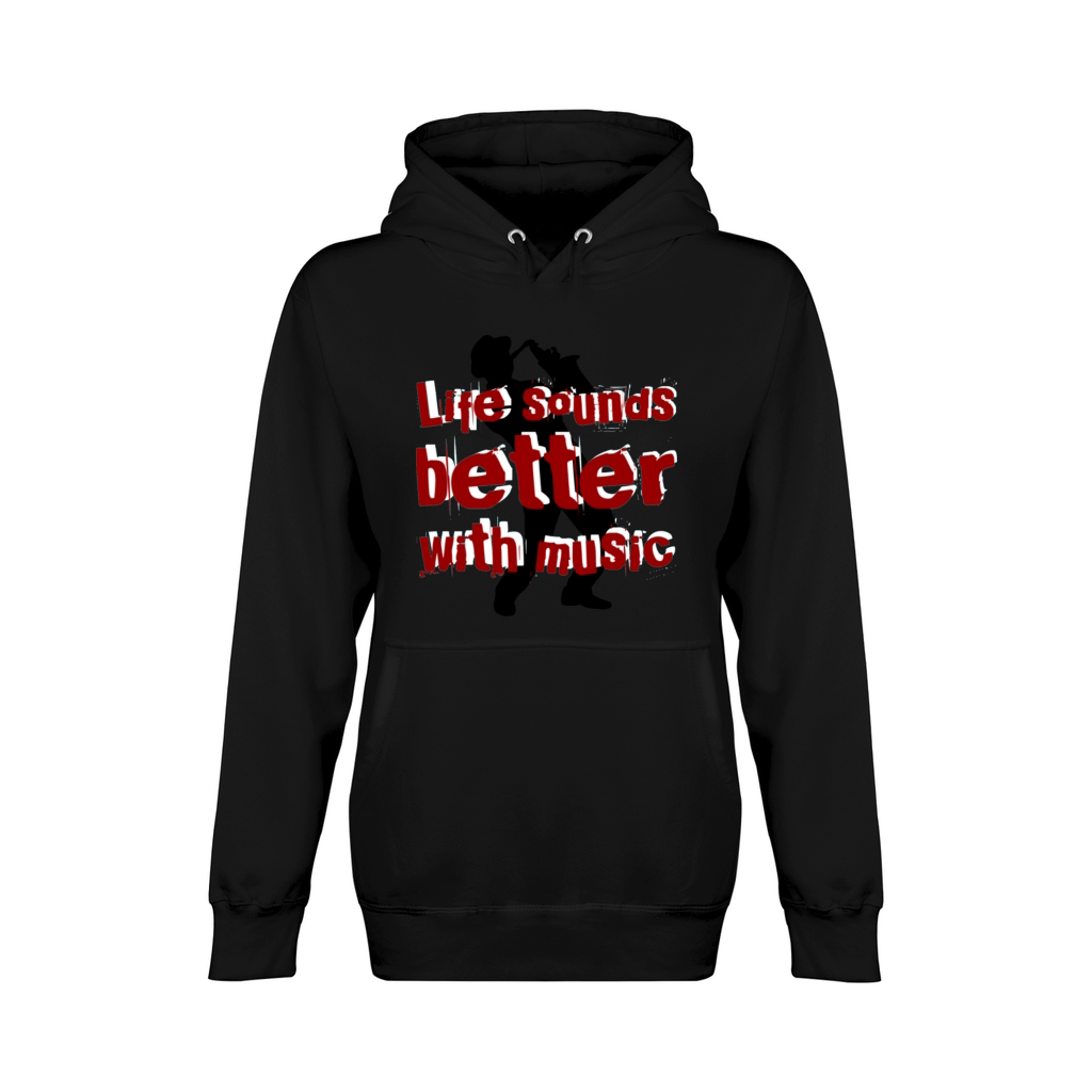 Life sounds better with music rb Unisex Premium Pullover Hoodie