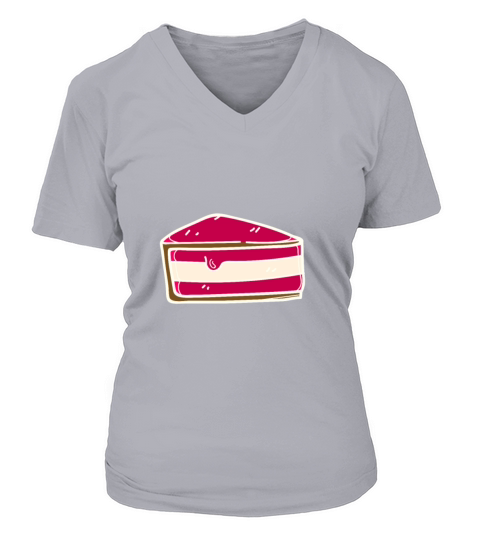 Cheesecake V-neck T-Shirt Woman