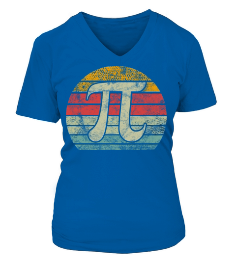 PI Day 2022 Math Lover Mathematics Retro Vintage V-neck T-Shirt Woman