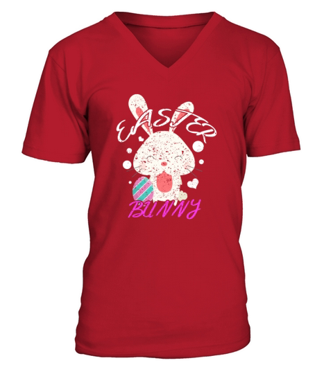 Easter Bunny V-Neck T-shirt