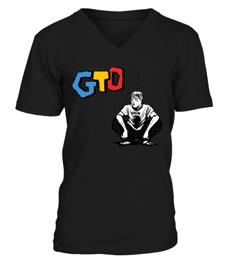 GTO japan V-Neck T-shirt