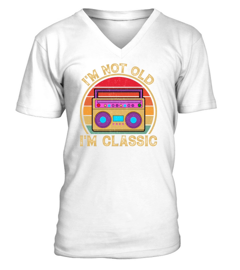 Old Vintage I am not old i am a classic V-Neck T-shirt