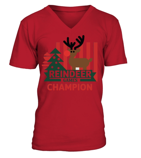 Reindeer Games Champion V-Neck T-shirt