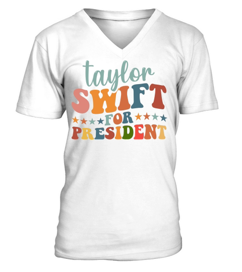 Taylor Swift For President V-Neck T-shirt