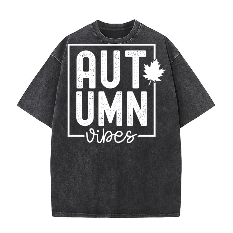 autumn vibes white1 Washed T-Shirt