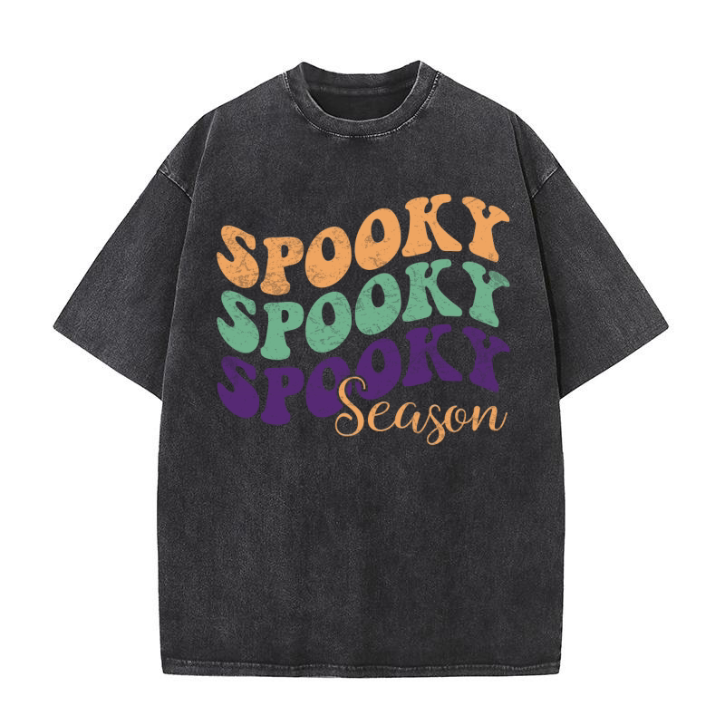 Halloween Spooky Season 2.02 Washed T-Shirt