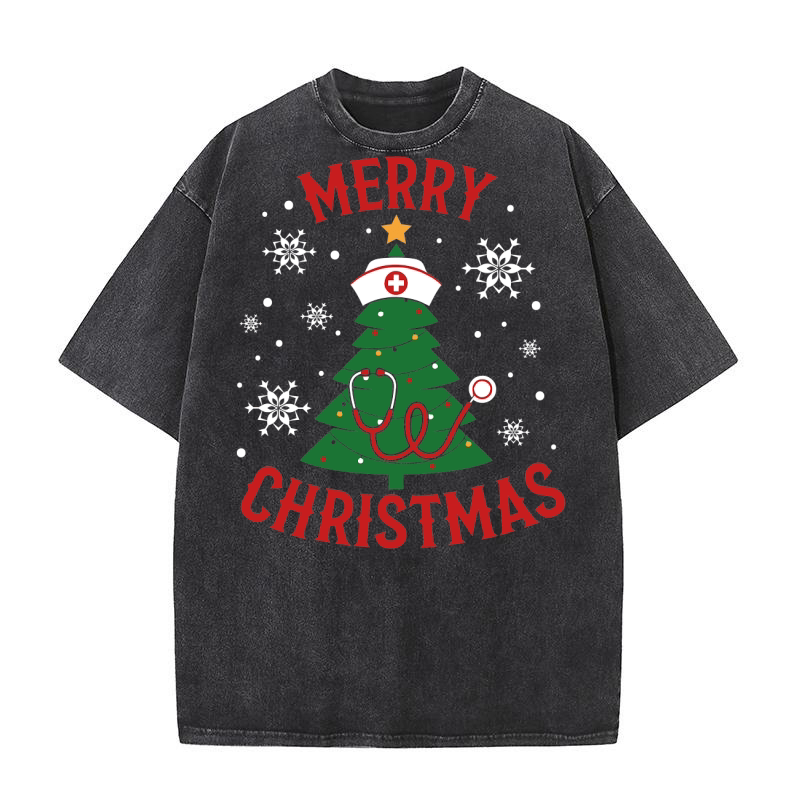 Merry Christmas 04 Washed T-Shirt