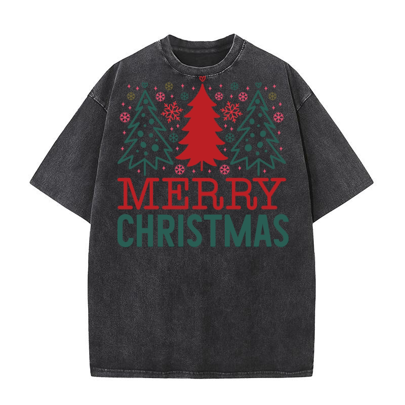 merry christmas 52 Washed T-Shirt