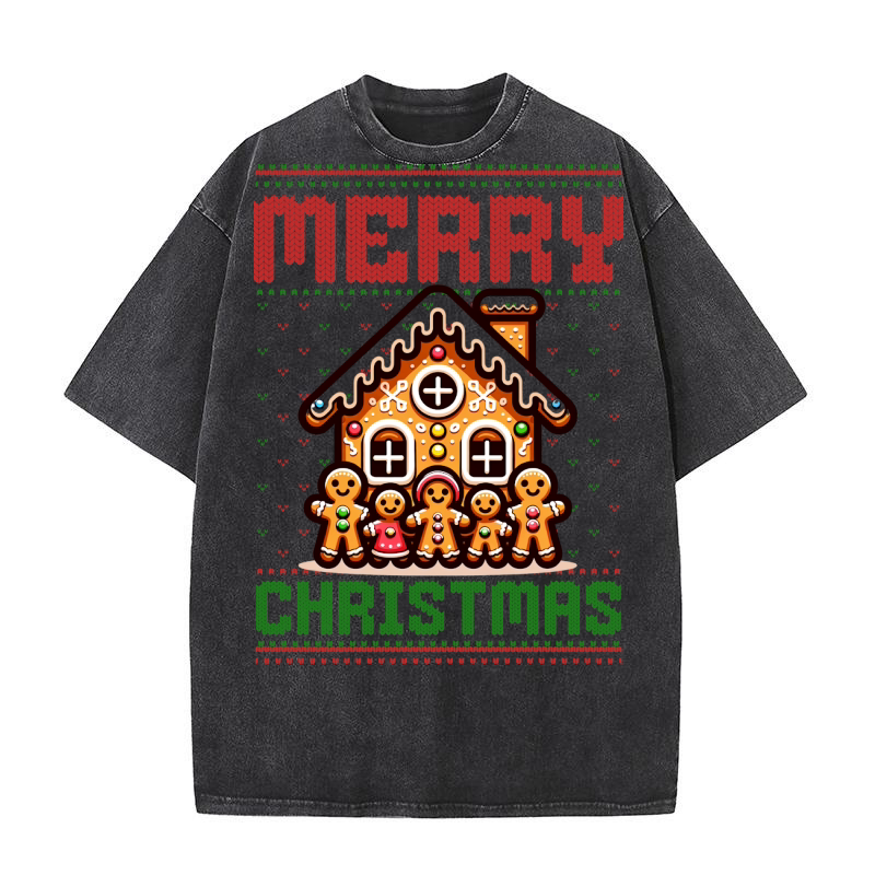 Merry christmas 59 34 Washed T-Shirt