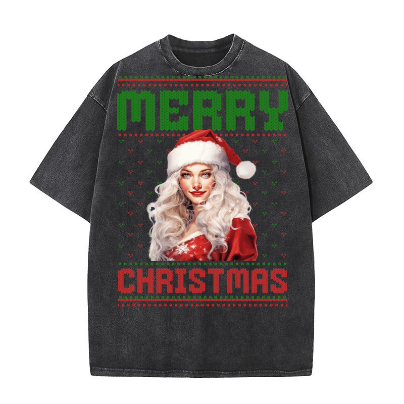 Merry christmas 59 67 Washed T-Shirt