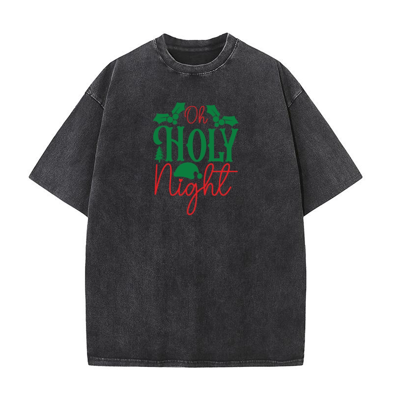 Oh holy night 5 Washed T-Shirt