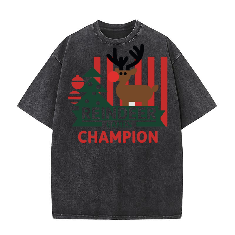 Reindeer Games Champion Washed T-Shirt