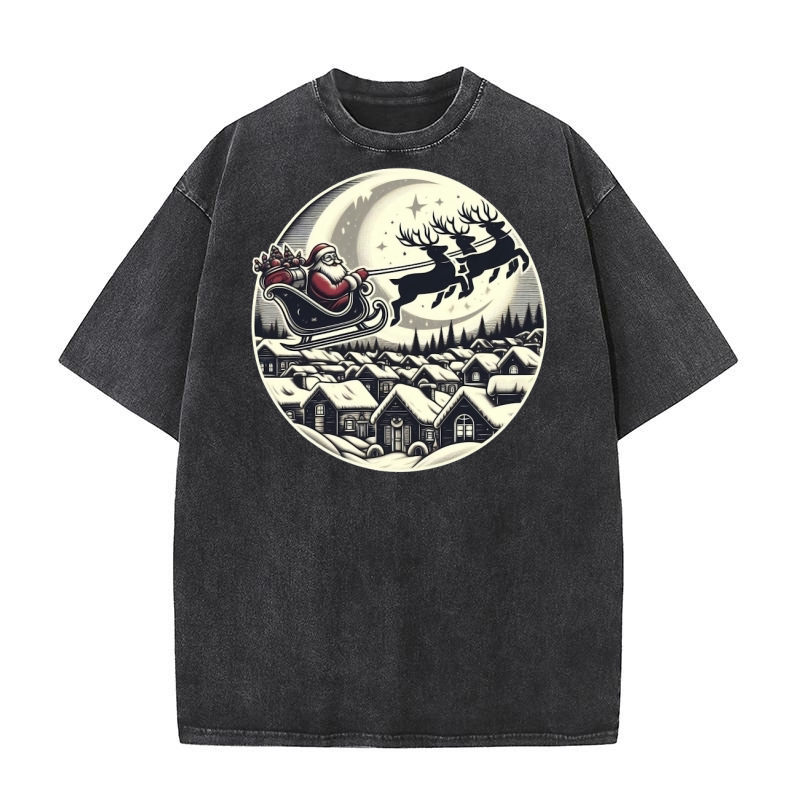 santa claus 14 Washed T-Shirt