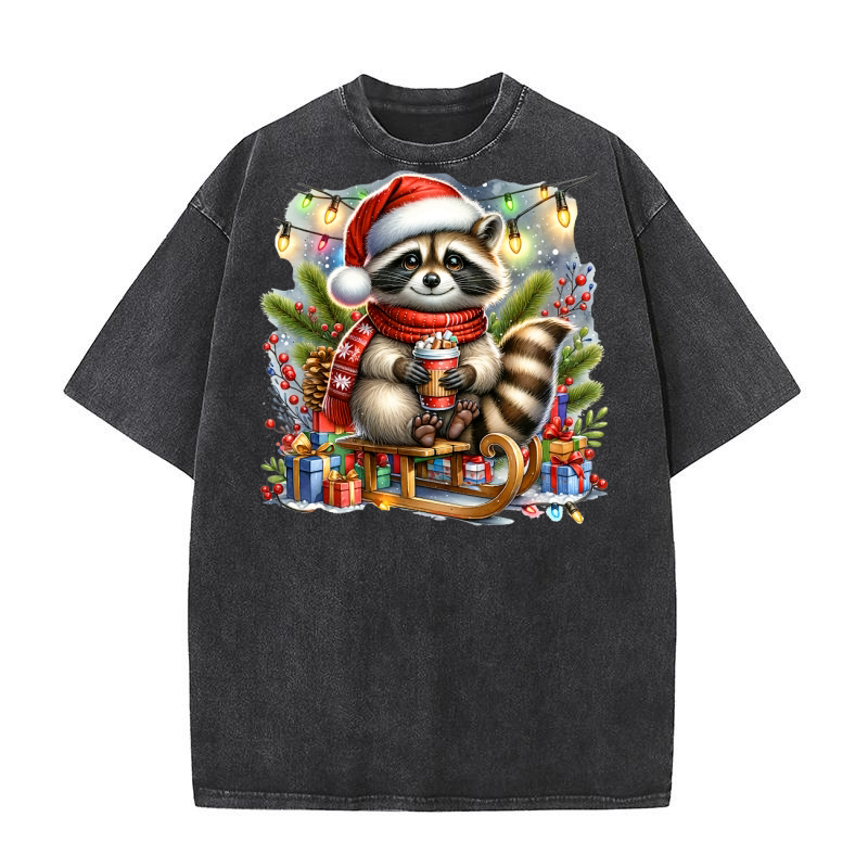Sorry santa Ive been feral 10 Washed T-Shirt