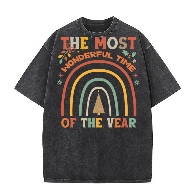 The most wonderful time of the year Washed T-Shirt