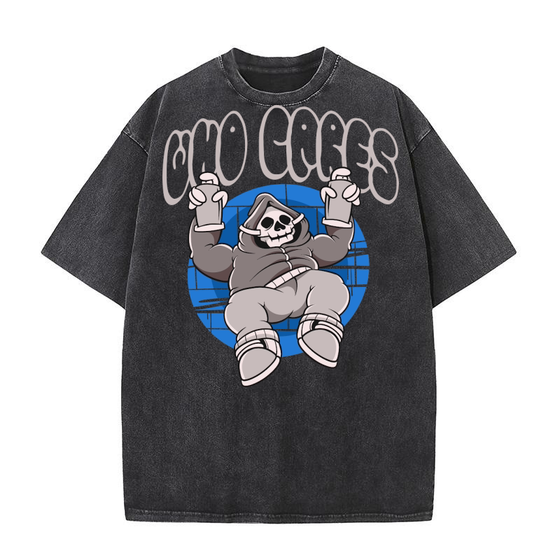 Who Cares Washed T-Shirt