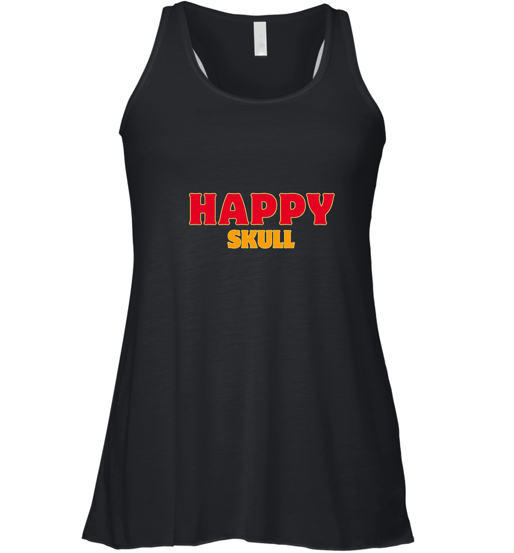 Happy skull Women's Flowy Tank Top