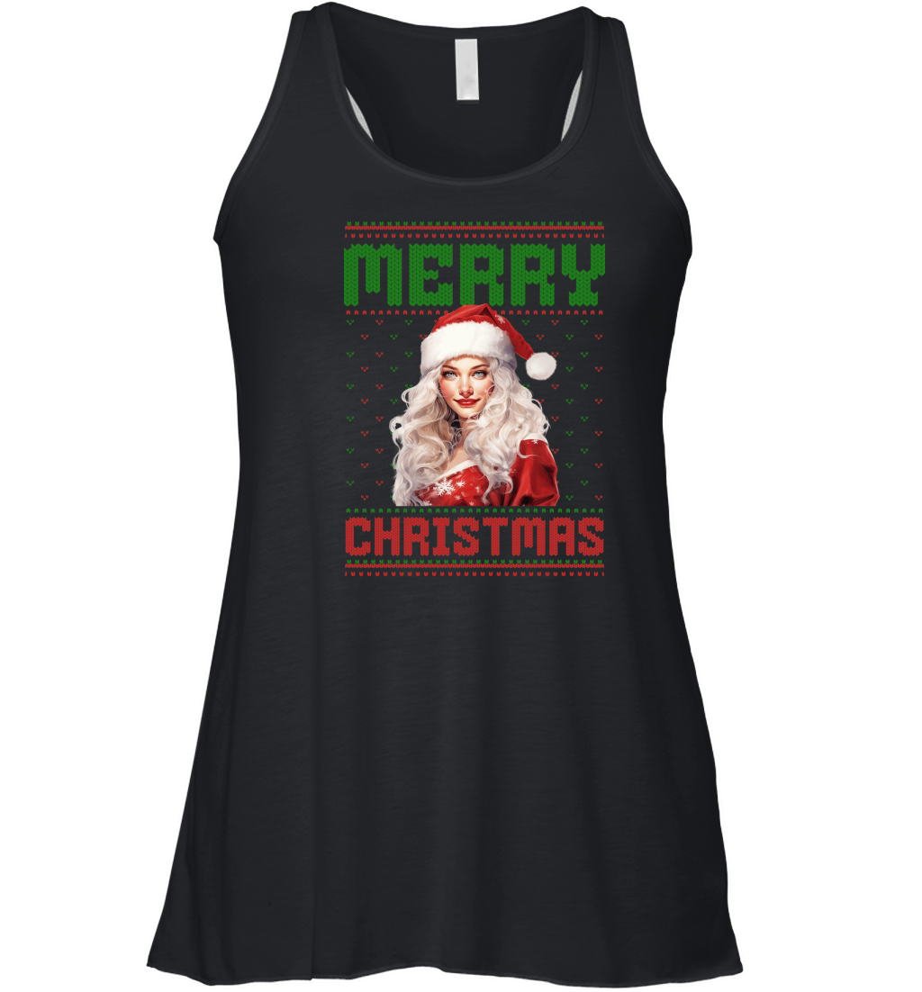 Merry christmas 59 67 Women's Flowy Tank Top