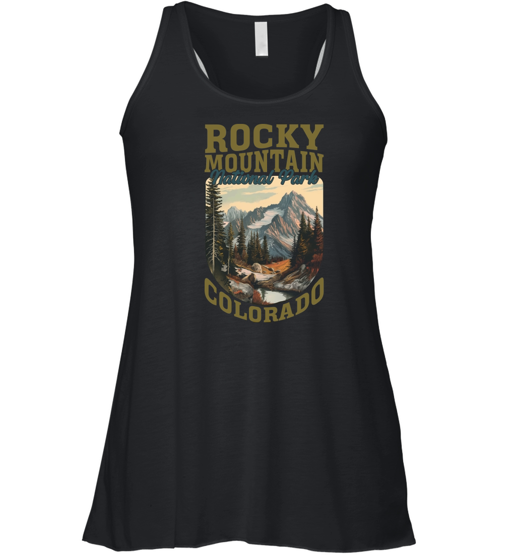 Rocky Mountain National Park Colorado Women's Flowy Tank Top