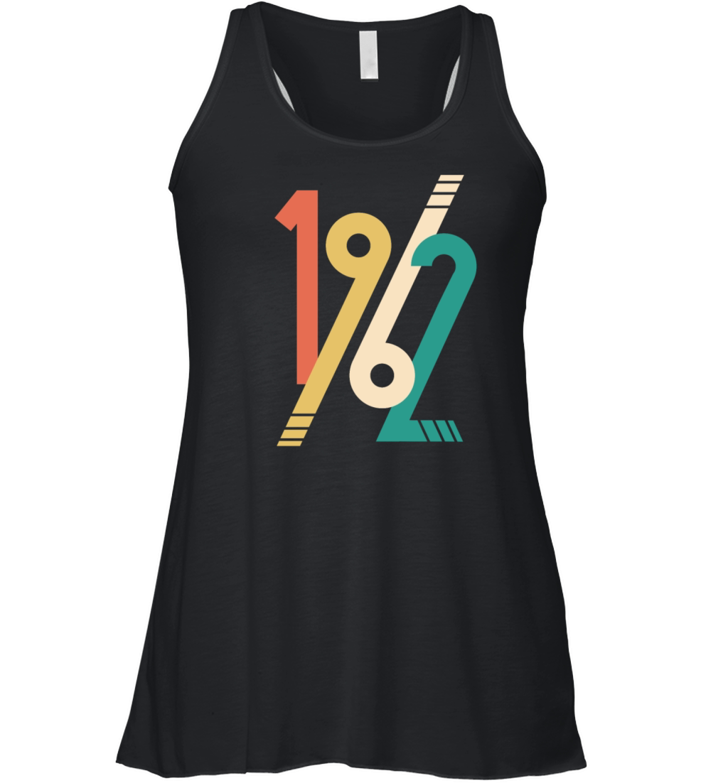 Vintage 1962 - 60 years old - 60th birthday gift Women's Flowy Tank Top