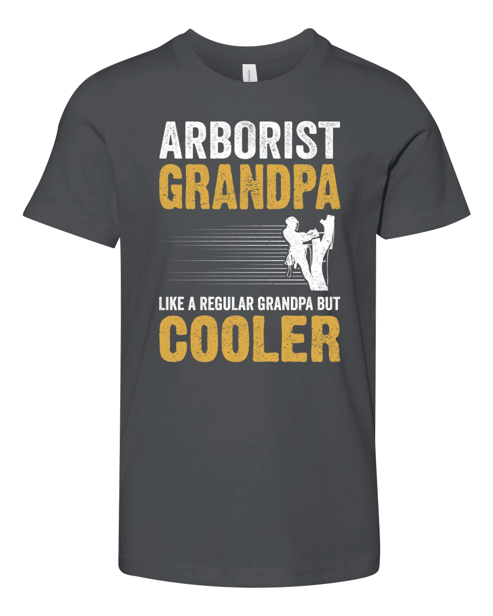 Arborist Grandpa Like A Regular Grandpa But Cooler (5) Youth Unisex Jersey Tee