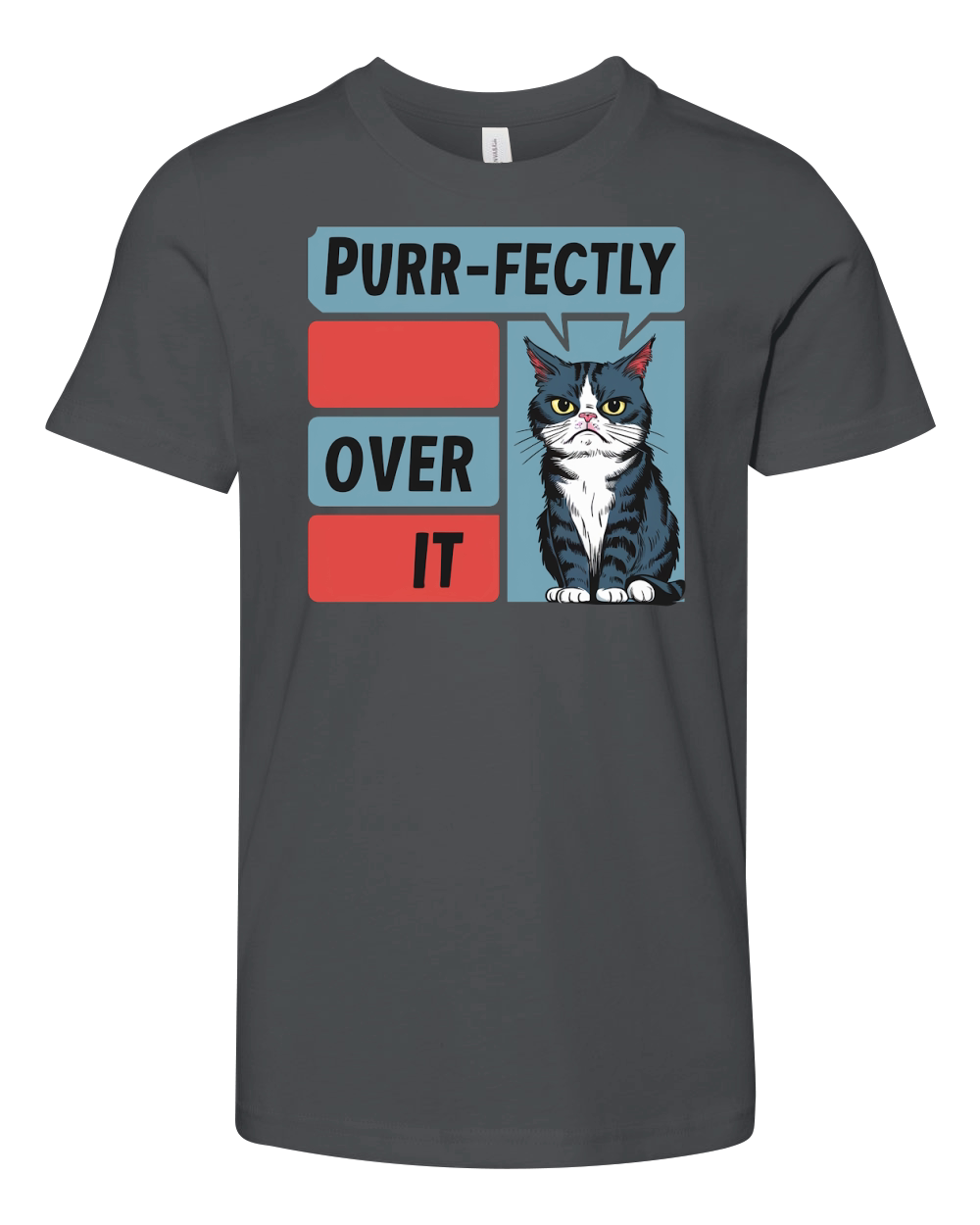 purr Fectly Over It 03 Youth Unisex Jersey Tee