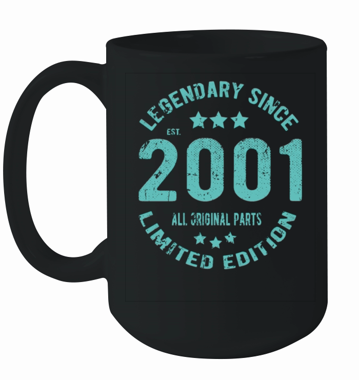 2001 Vintage Birthday Ceramic Mug