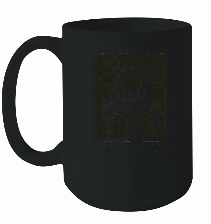 THE CHARIOT SPACE ROCKET TAROT CARD Ceramic Mug
