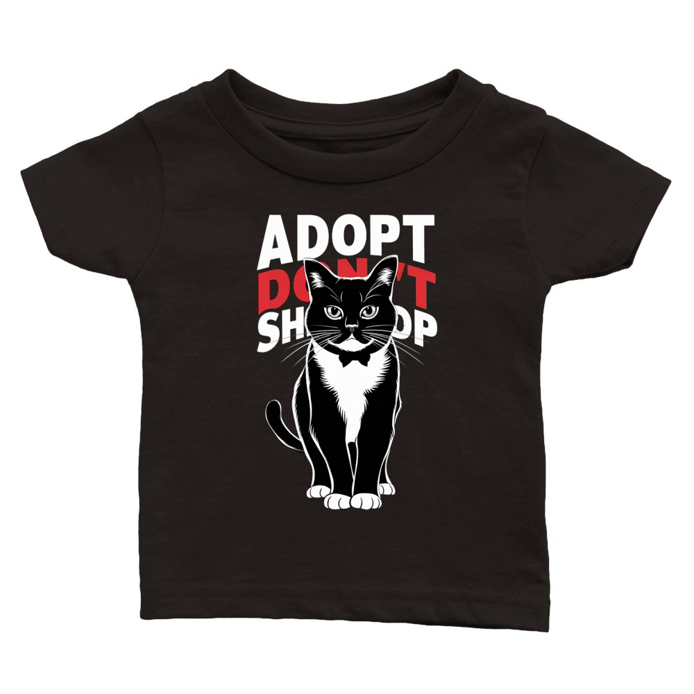 Adopt Dont Shop Cat Classic Baby Crewneck T-shirt