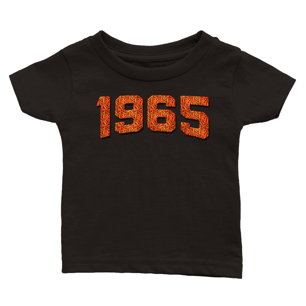Birthday 1965 Mexican Hot Pepper Vintage Classic Classic Baby Crewneck T-shirt