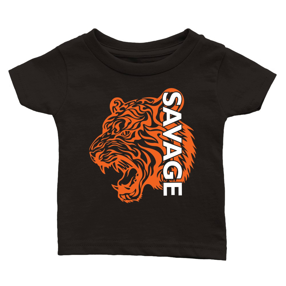 Savage typography Classic Baby Crewneck T-shirt