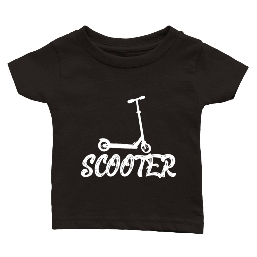 Scooter scooter city scooter Classic Baby Crewneck T-shirt
